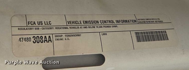 image for item ED2175 2015 Dodge Ram 4500 Crew Cab flatbed truck