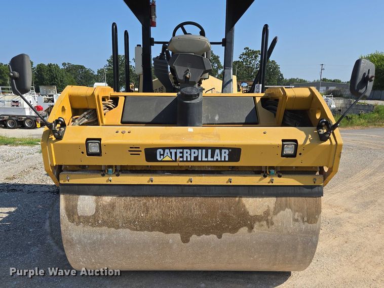 image for item ED2182 2014 Caterpillar CB-54 double drum vibratory roller