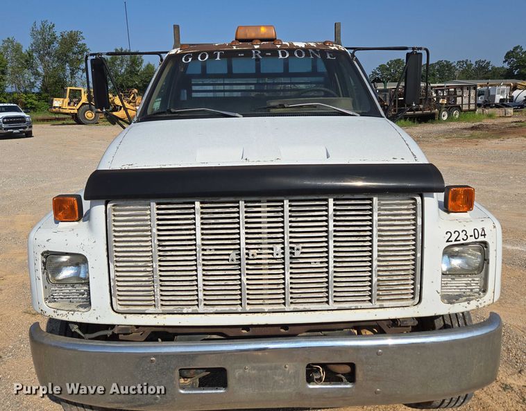 image for item ED2183 1993 Chevrolet Kodiak C6500 flatbed truck