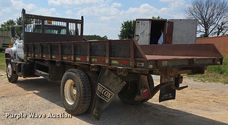 image for item ED2185 1994 Chevrolet Kodiak 6500 dump flatbed truck