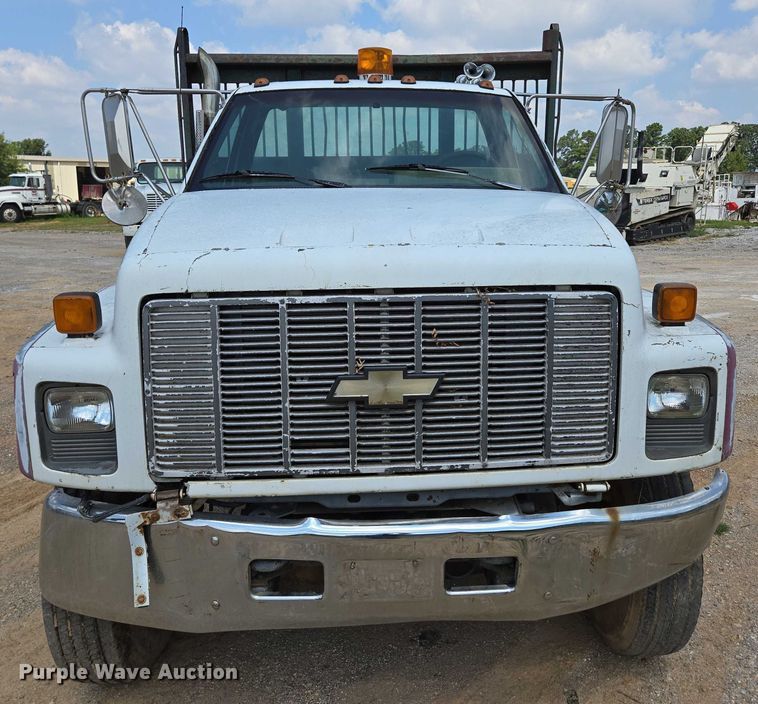 image for item ED2185 1994 Chevrolet Kodiak 6500 dump flatbed truck