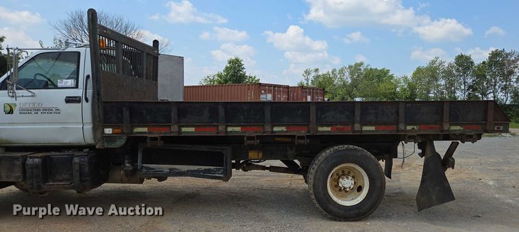 image for item ED2185 1994 Chevrolet Kodiak 6500 dump flatbed truck