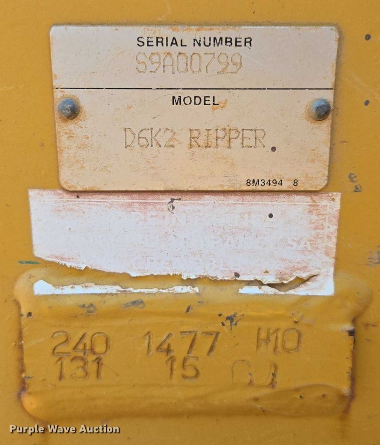 image for item ED2187 2016 Caterpillar D6K2 XL dozer