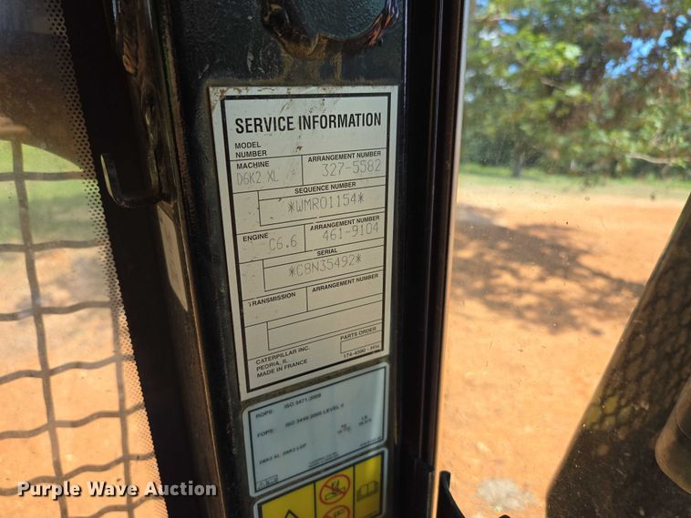 image for item ED2187 2016 Caterpillar D6K2 XL dozer