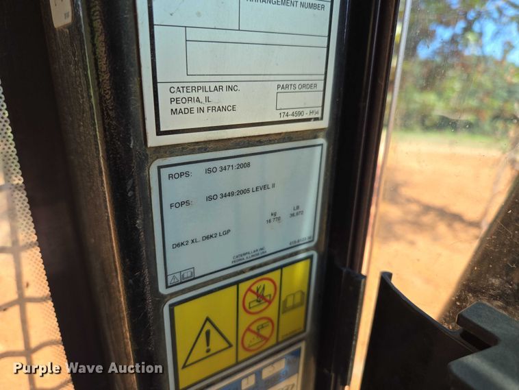 image for item ED2187 2016 Caterpillar D6K2 XL dozer