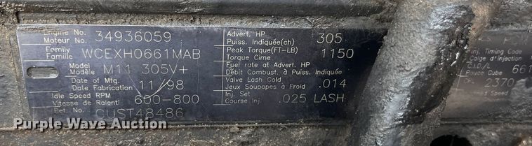 image for item ED2192 1998 Kenworth W900B ready mix truck