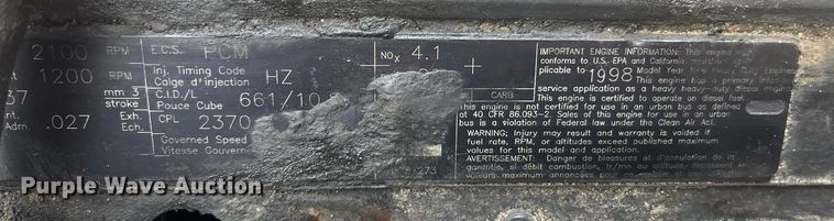 image for item ED2192 1998 Kenworth W900B ready mix truck