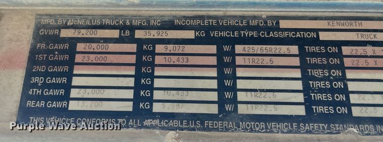 image for item ED2192 1998 Kenworth W900B ready mix truck