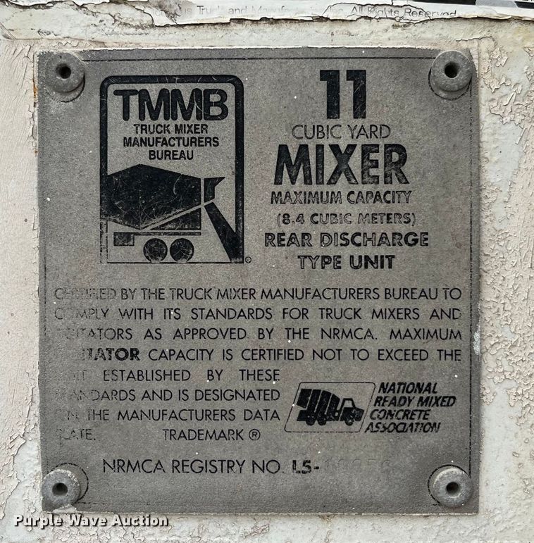 image for item ED2193 2000 Kenworth W900 ready mix truck