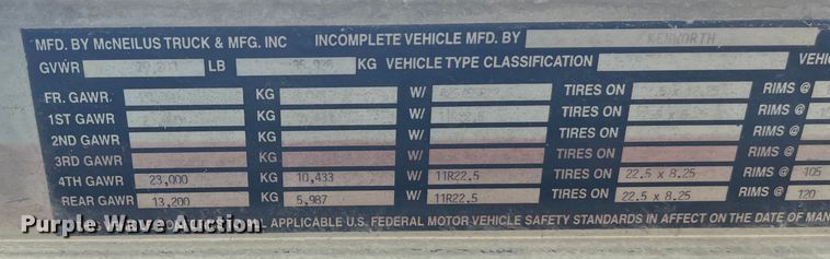 image for item ED2193 2000 Kenworth W900 ready mix truck