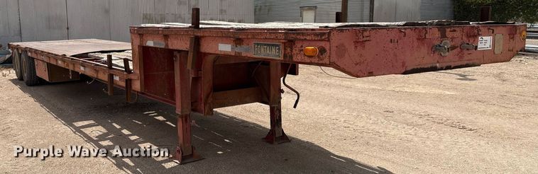 image for item ED2536 1978 Fontaine drop deck trailer