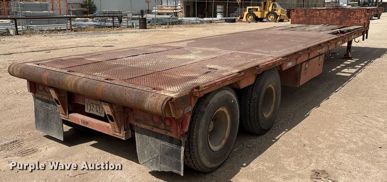 image for item ED2536 1978 Fontaine drop deck trailer