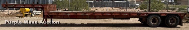 image for item ED2536 1978 Fontaine drop deck trailer