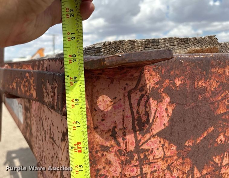 image for item ED2536 1978 Fontaine drop deck trailer