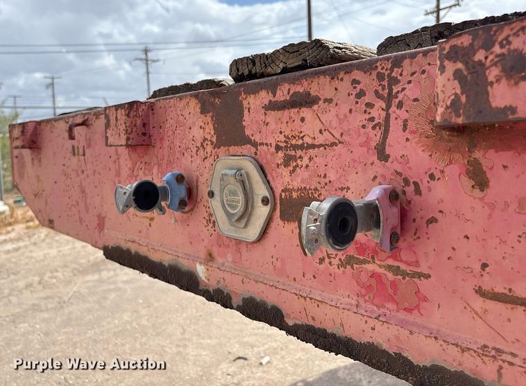 image for item ED2536 1978 Fontaine drop deck trailer