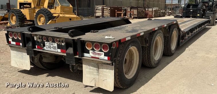 image for item ED2537 2019 Eager Beaver 55GSL lowboy equipment trailer