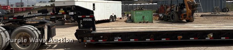 image for item ED2537 2019 Eager Beaver 55GSL lowboy equipment trailer