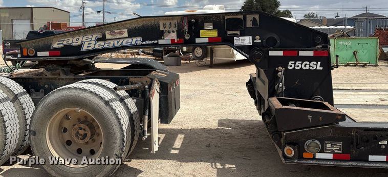 image for item ED2537 2019 Eager Beaver 55GSL lowboy equipment trailer