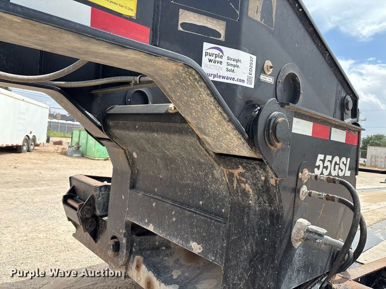 image for item ED2537 2019 Eager Beaver 55GSL lowboy equipment trailer