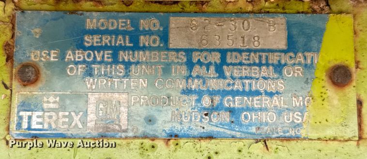 image for item ED5879 1978 Terex 82-30 B dozer