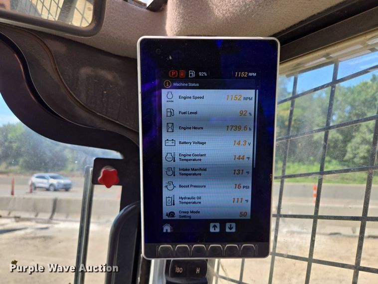 image for item EF1842 2020 Case TV370B tracked skid steer loader