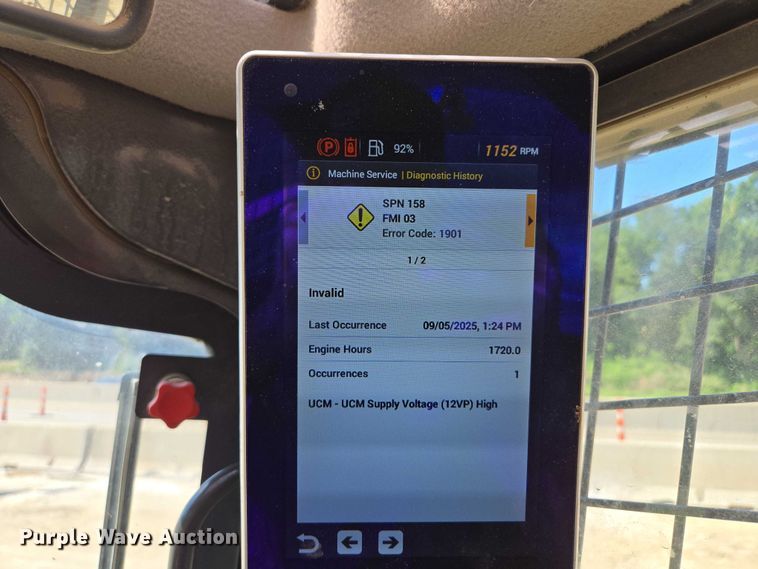 image for item EF1842 2020 Case TV370B tracked skid steer loader