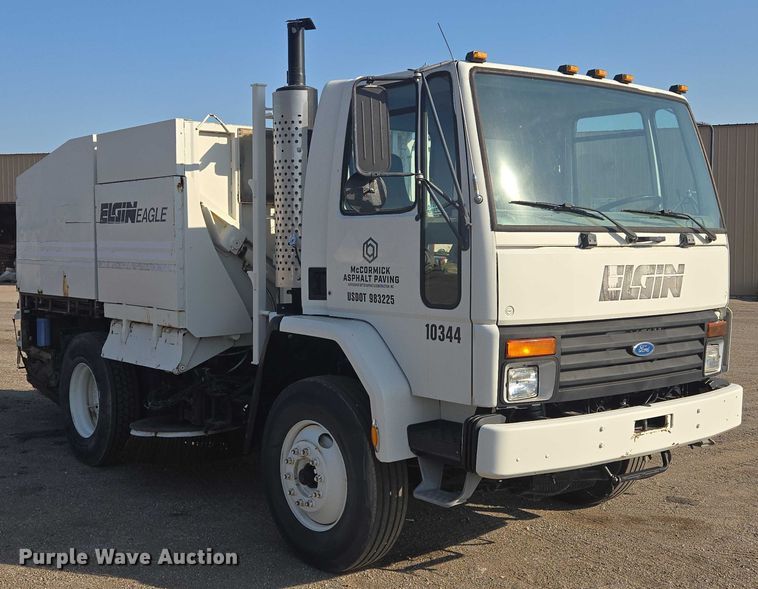 image for item EF1844 1996 Ford Elgin Eagle street sweeper truck