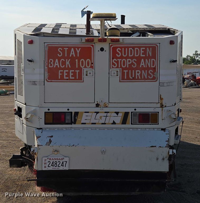 image for item EF1844 1996 Ford Elgin Eagle street sweeper truck