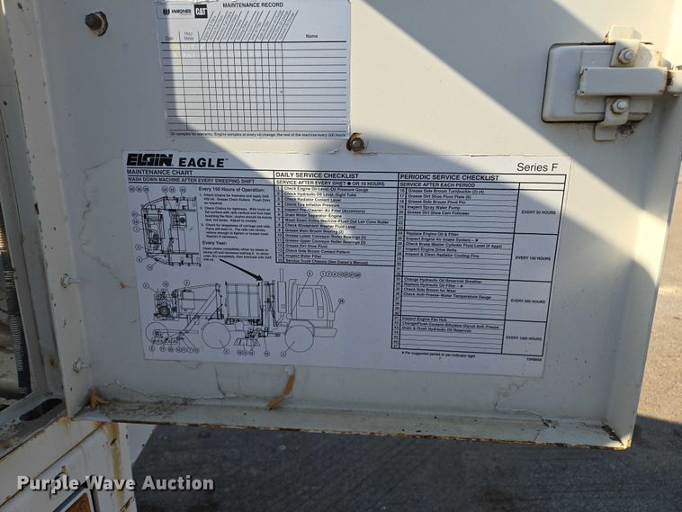 image for item EF1844 1996 Ford Elgin Eagle street sweeper truck