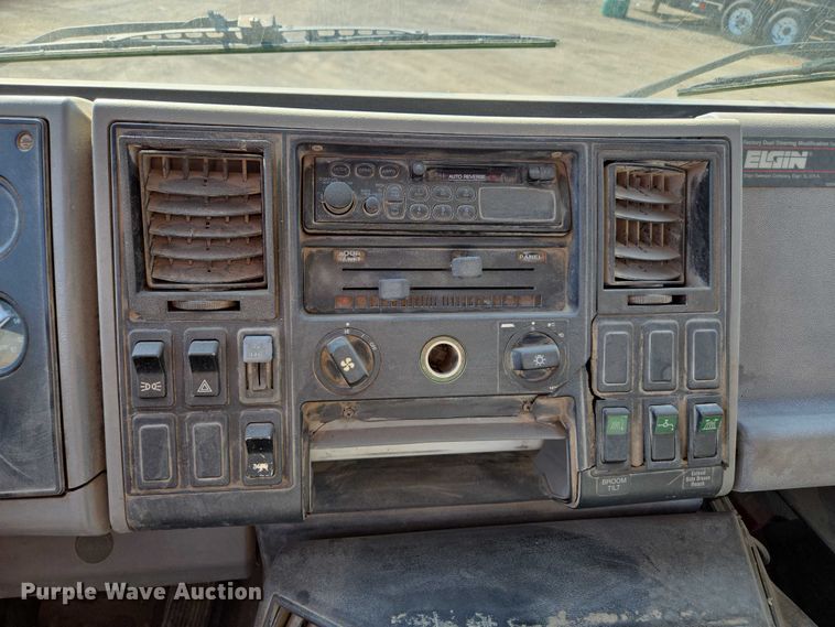 image for item EF1844 1996 Ford Elgin Eagle street sweeper truck