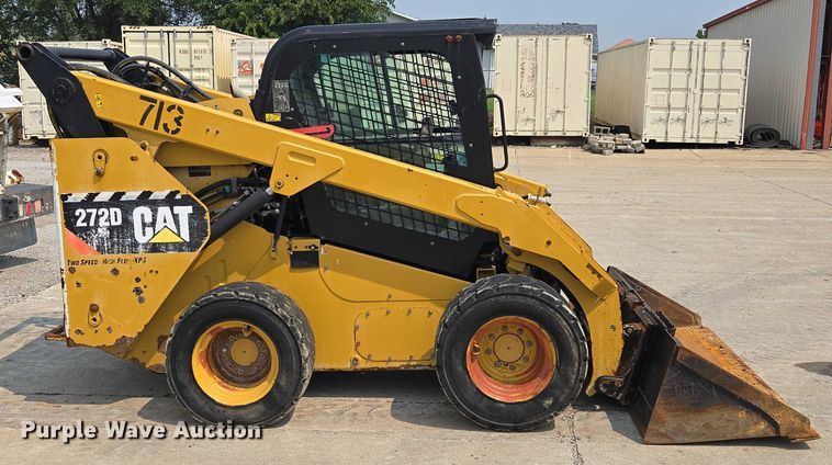 MINI CARGADOR SOBRE RUEDAS 2014 CATERPILLAR 272D