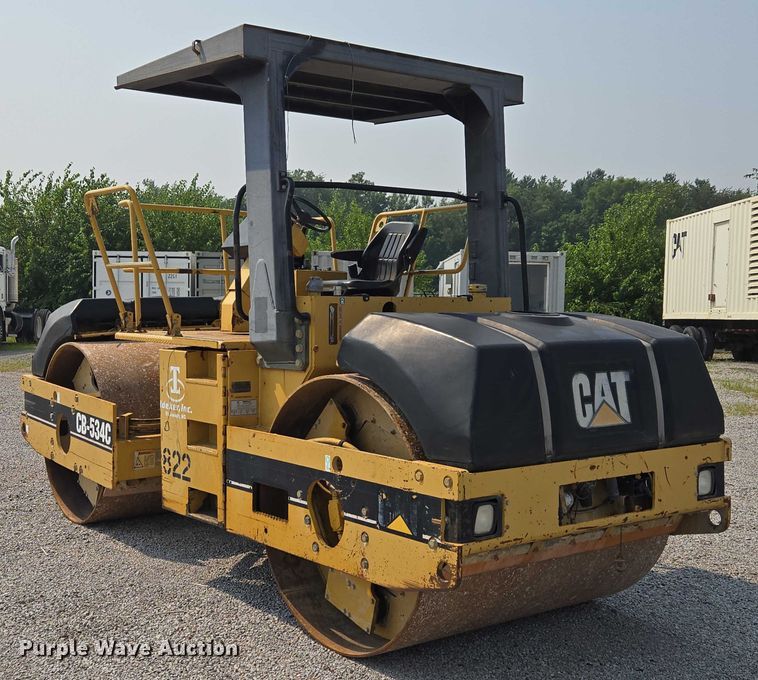 image for item EF1930 2002 Caterpillar CB-534C double drum vibratory roller