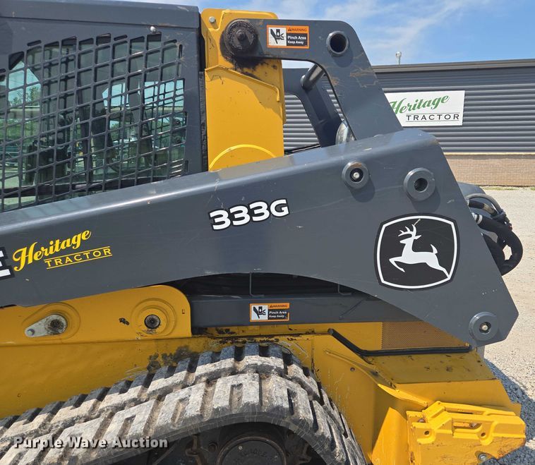 image for item EF1943 2022 John Deere 333G  tracked skid steer loader