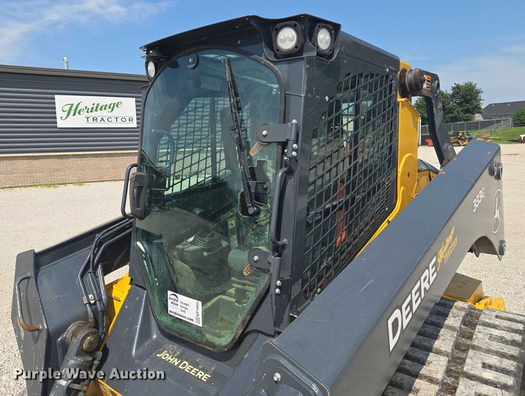 image for item EF1943 2022 John Deere 333G  tracked skid steer loader