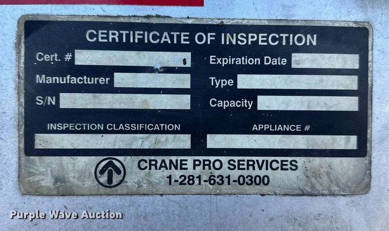 image for item EG2550 2017 Ford F750 Super Duty utility / service truck