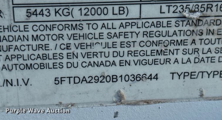 image for item EG6079 2011 Felling FT-24-2 equipment trailer