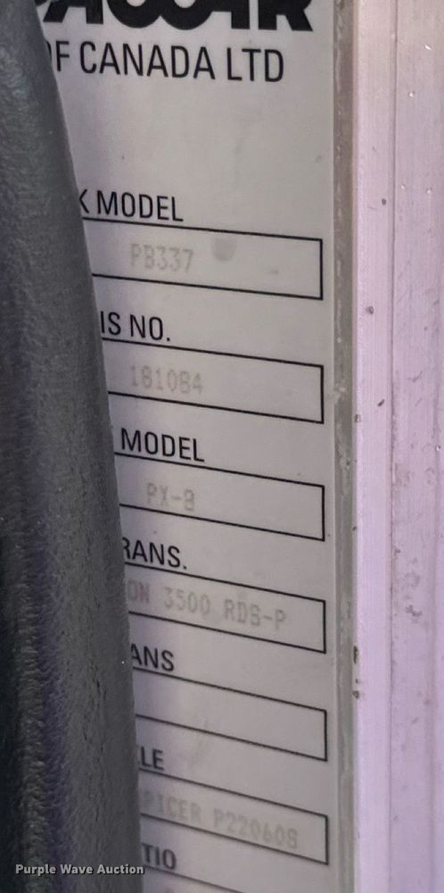 image for item EG6086 2013 Peterbilt 337 oilfield acidizing pump truck