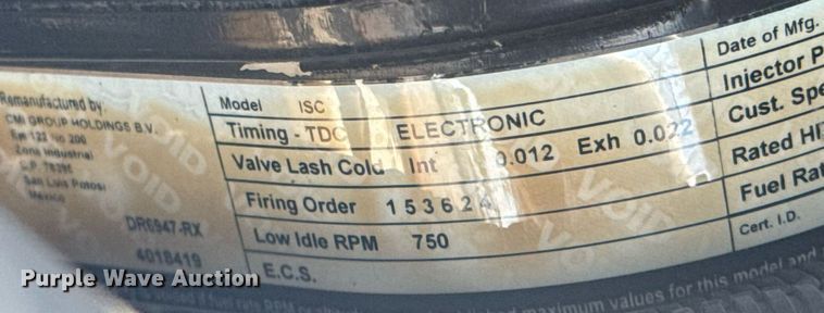 image for item EG6110 2013 Freightliner Business Class M2 fuel / lube truck