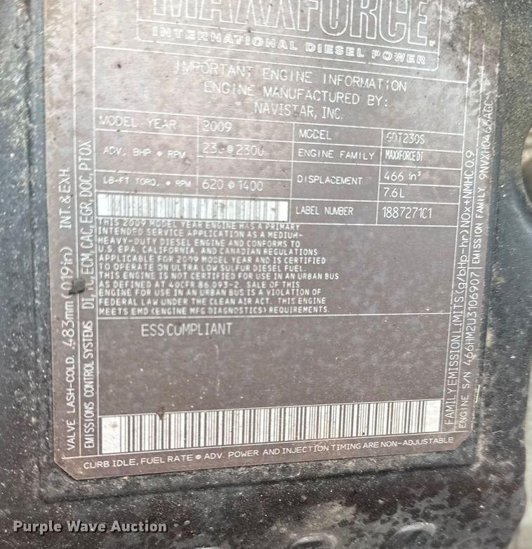 image for item EG6127 2011 International 4400 utility / service truck