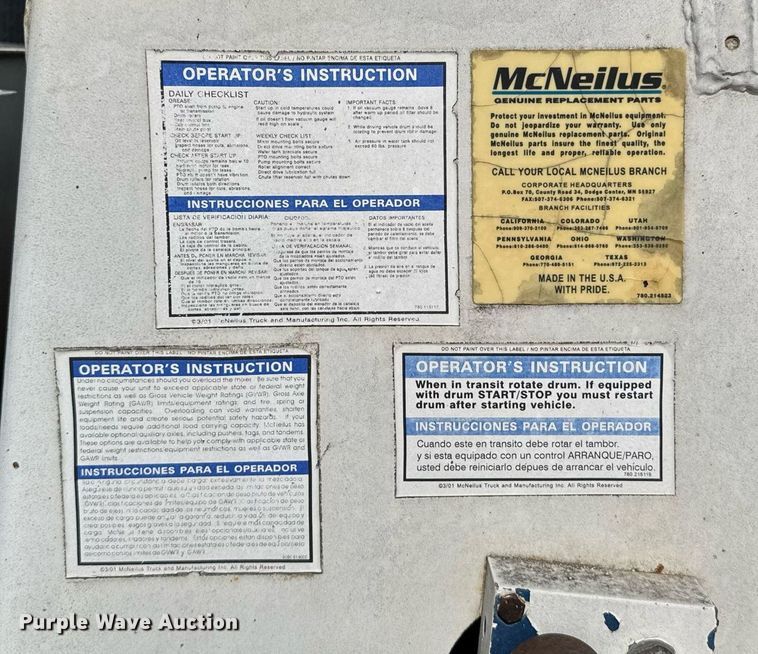 image for item EG6530 1978 Peterbilt 348M ready mix truck