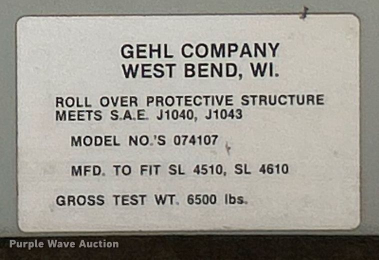 image for item EK8486 1988 Gehl SL4610 skid steer loader