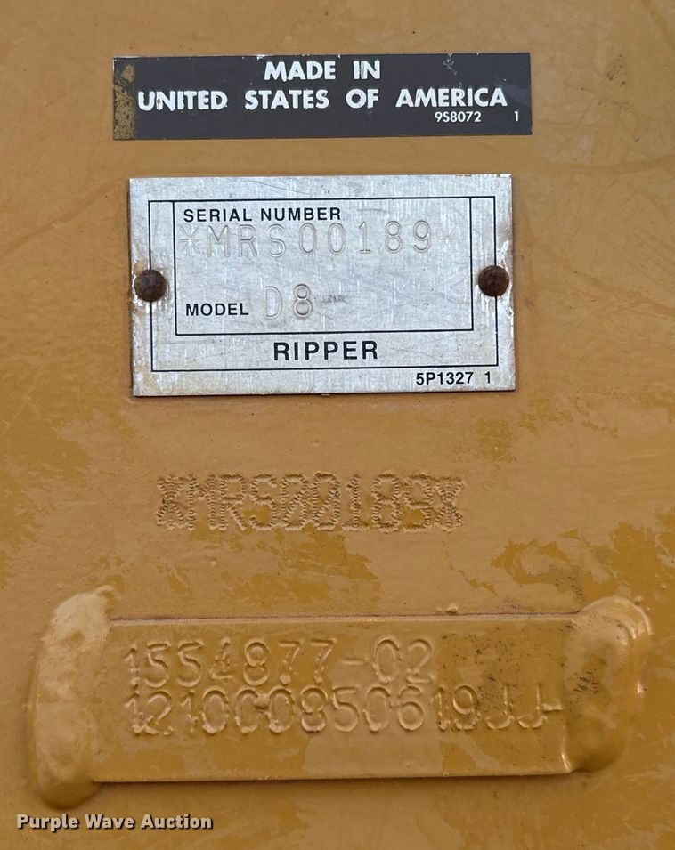 image for item EL6076 2012 Caterpillar D8T dozer