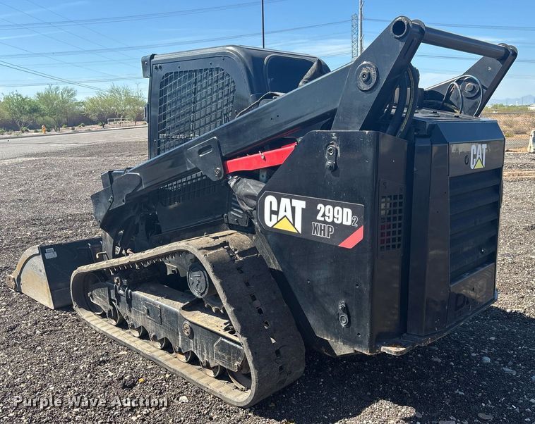 image for item EL6081 2018 Caterpillar 299D2XHP tracked skid steer loader