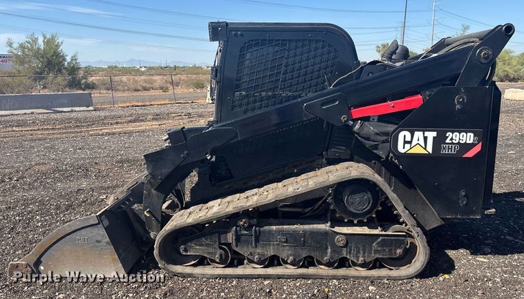 image for item EL6081 2018 Caterpillar 299D2XHP tracked skid steer loader
