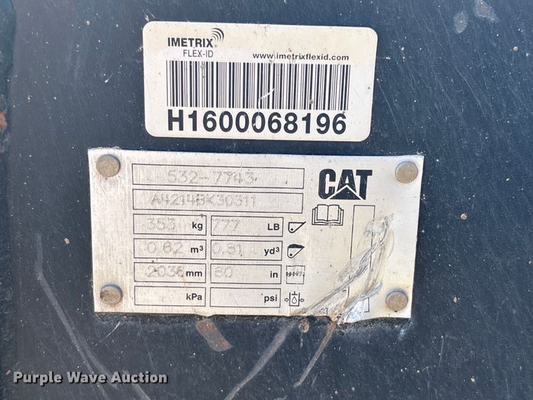 image for item EL6081 2018 Caterpillar 299D2XHP tracked skid steer loader