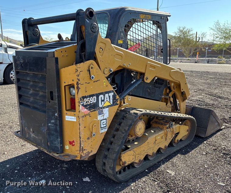 MINI CARGADOR SOBRE ORUGAS 2016 CATERPILLAR 259D