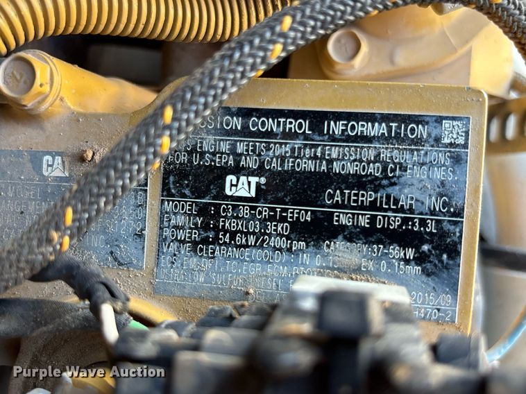 image for item EL6083 2016 Caterpillar 259D tracked skid steer loader