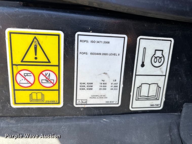 image for item EL6089 2020 Caterpillar 930M wheel loader