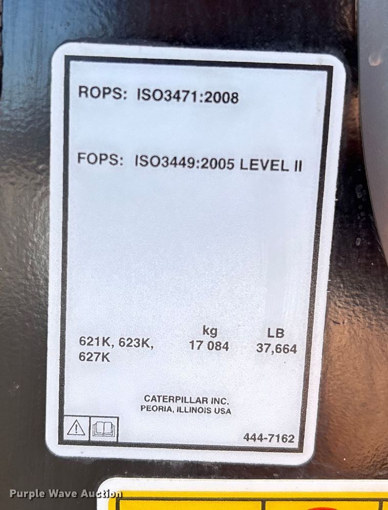 image for item EL6092 2022 Caterpillar 623K elevating scraper