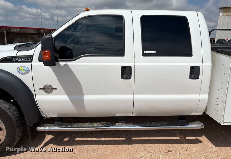image for item EM0493 2012 Ford F450 XL Crew Cab utility / service truck